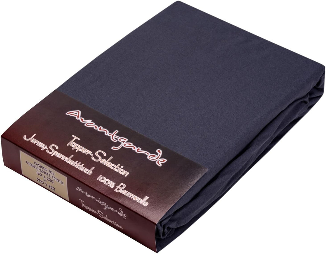 AVANTGARDE Premium Topper - Spannbettlaken - 90x200-100x220 cm - extra niedriger Steg - für Boxsprin