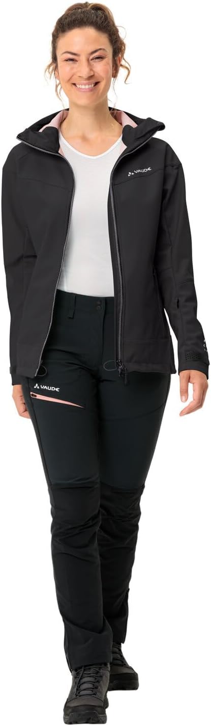 VAUDE Damen Women's All Year Elope Softshell Jacket Jacke, 34 Schwarz