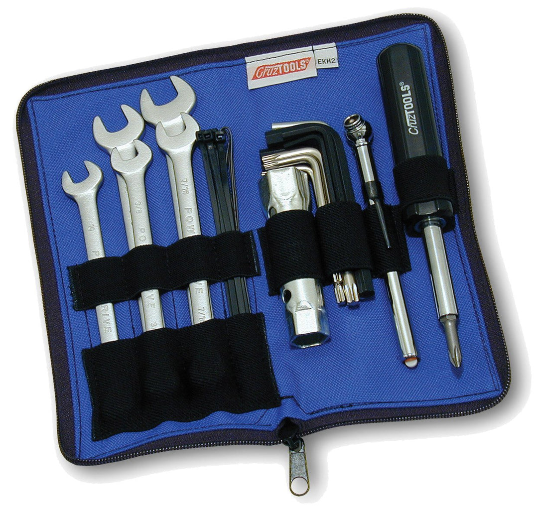 Cruztools EKH2 EconoKIT H2 Werkzeugset für Harley-Davidson Motorräder, schwarz