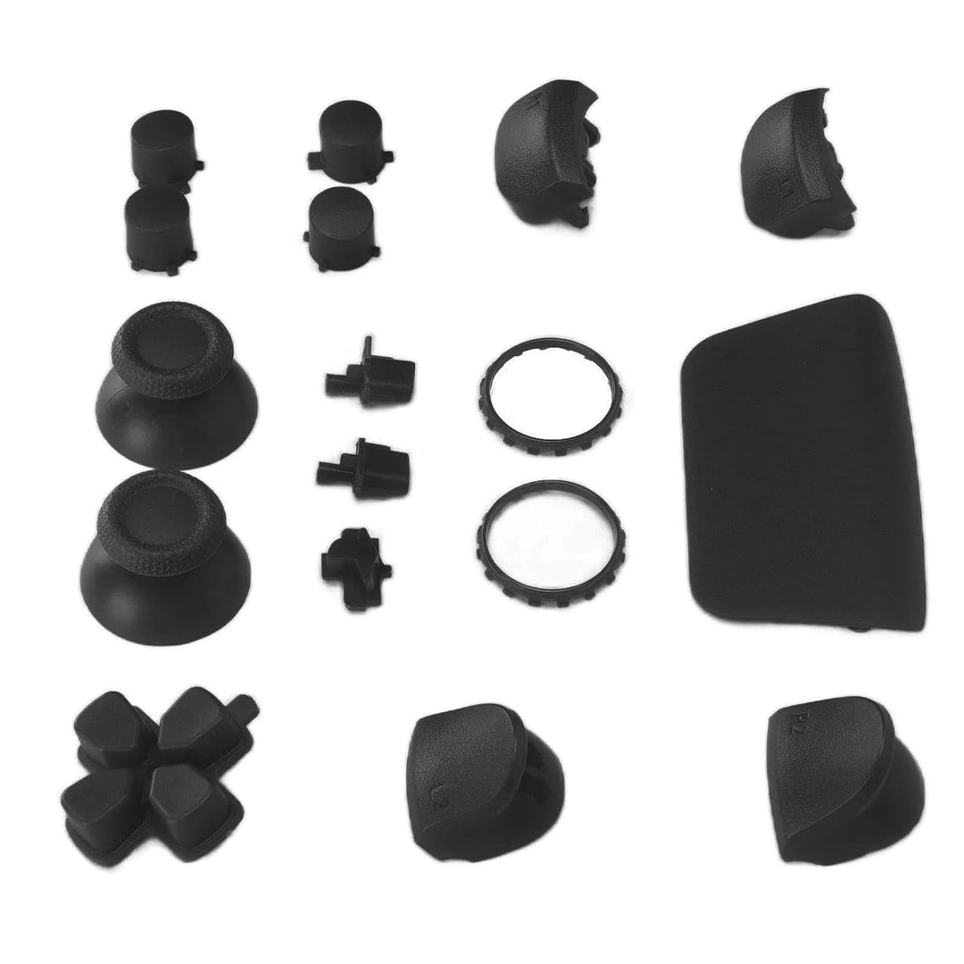 Game Controller Tasten, ABS L2 R2 Full Buttons Set Ersatz, Button Repair Kit Ersatztasten Fit für PS