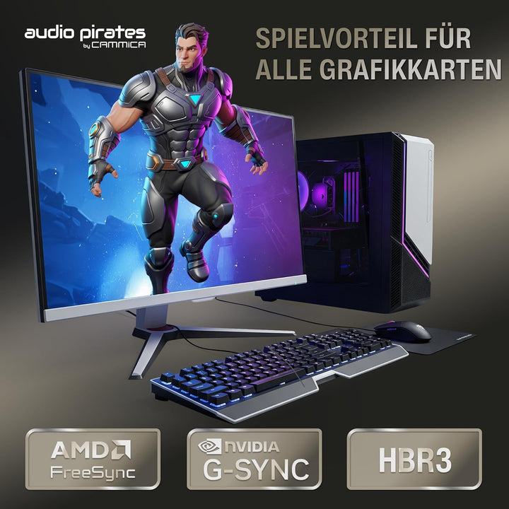 audio pirates by cammica Displayport Kabel – VESA zertifiziert, 8K/60 Hz, 4K/120 Hz, 32,4 Gbit/s | 1