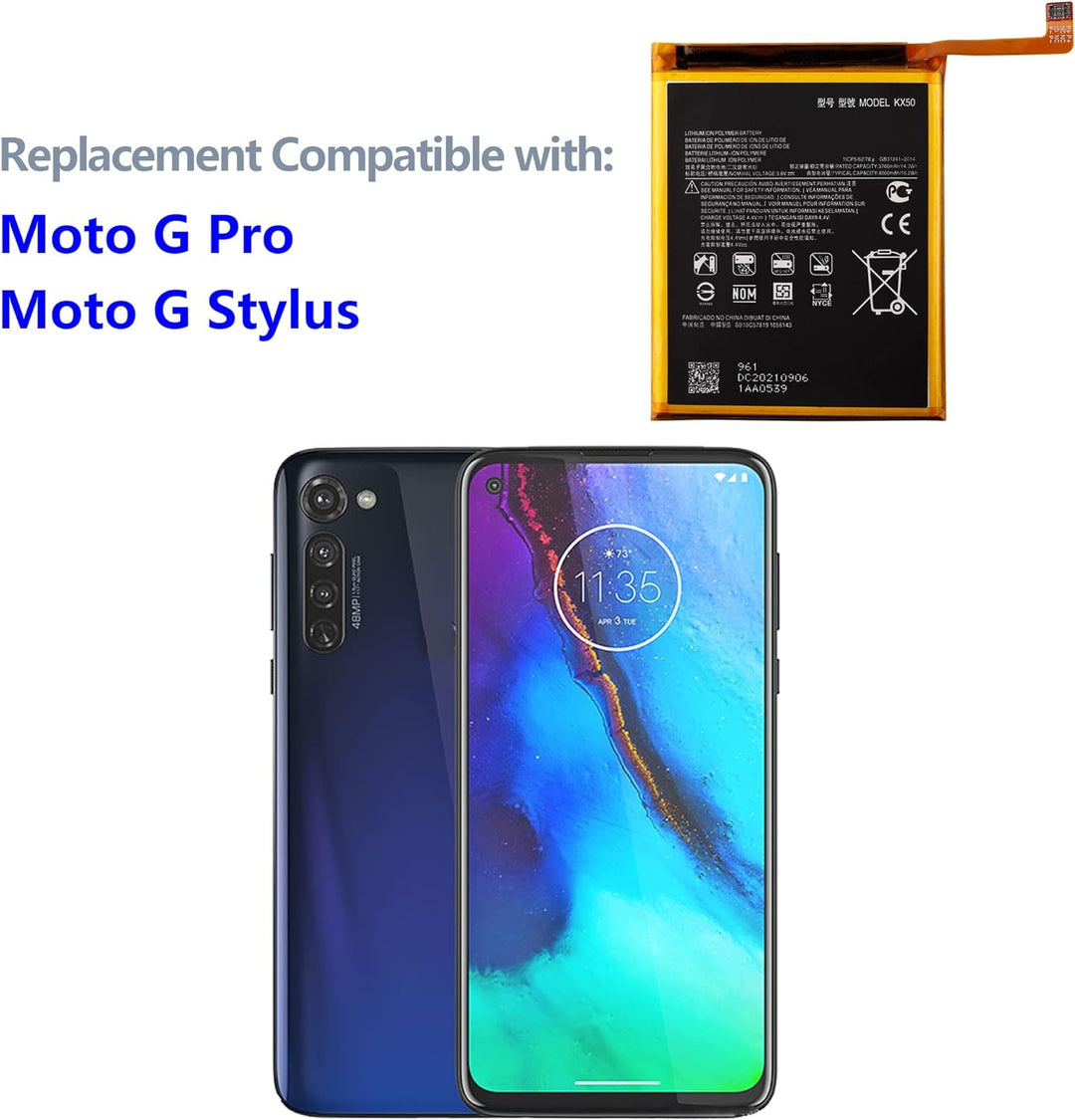 Swark KX50 Akku Replacement Komplett with Moto G Pro & Moto G Stylus XT2043, XT2043-4 with Tools