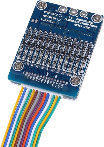 48V 20A 13Series BMS PCB Schutzbrett mit Ausgleich für Li-Ion Zelle 18650 Batterie