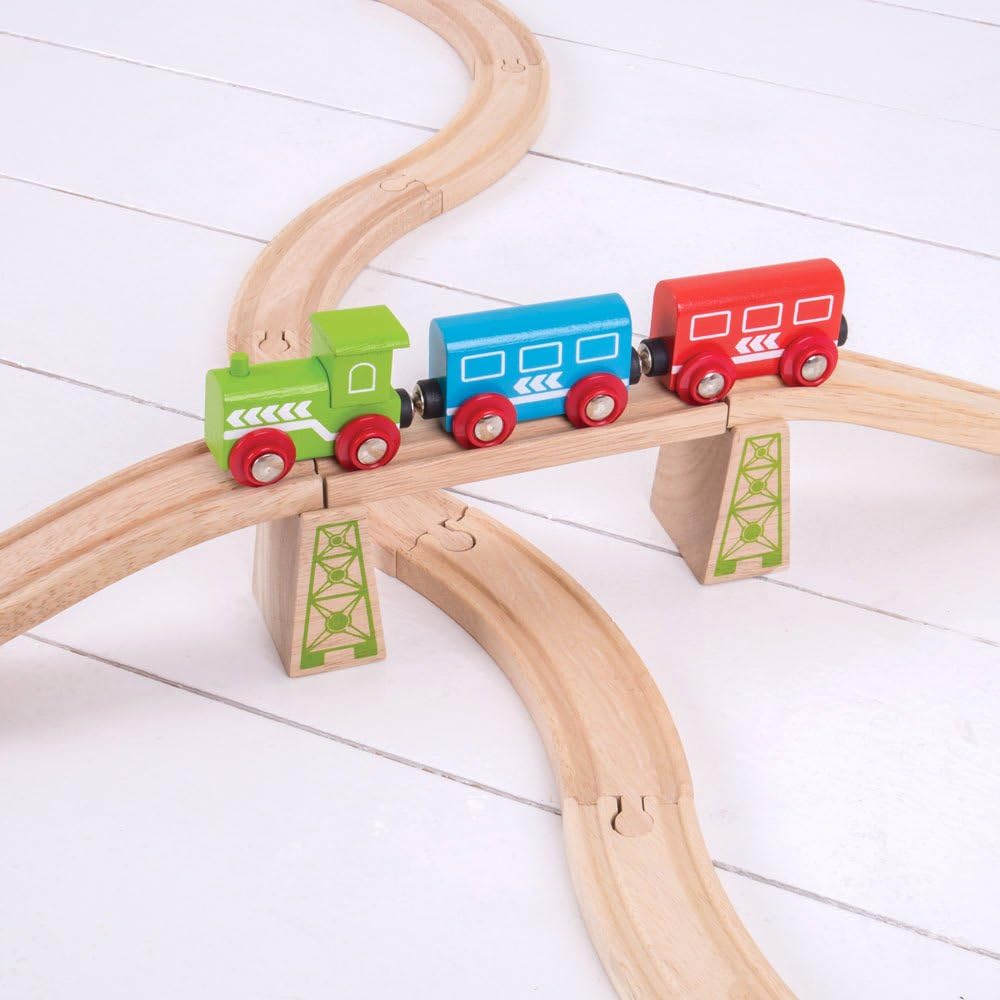 Bigjigs Rail Brückenpfeiler Für Holzeisenbahn (Pack von 6)