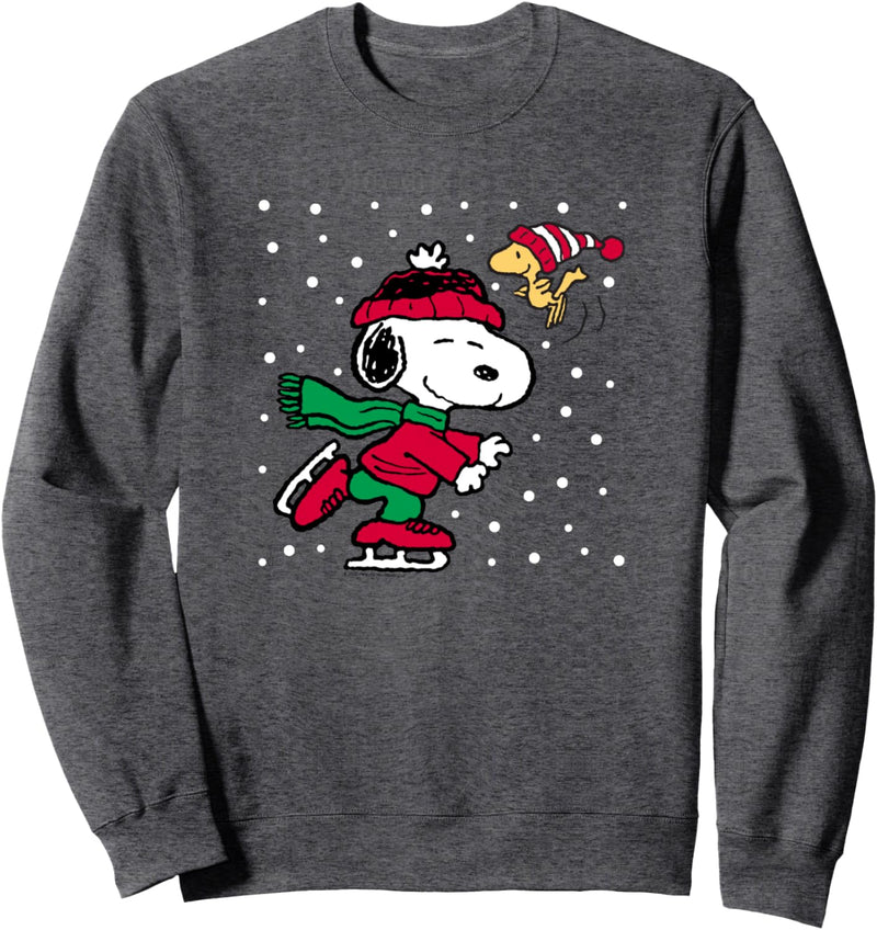 Peanuts - Christmas Snoopy Ice Skating Sweatshirt