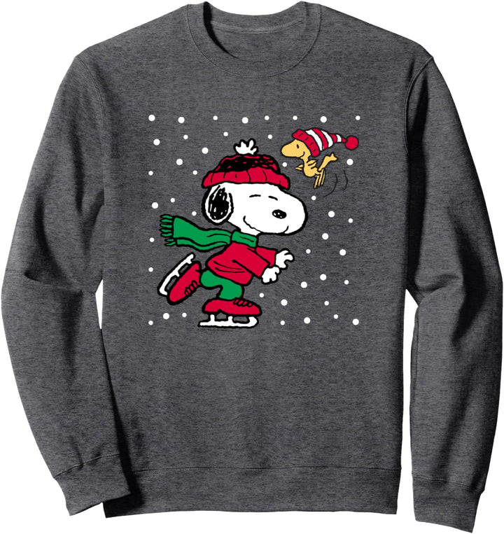 Peanuts - Christmas Snoopy Ice Skating Sweatshirt