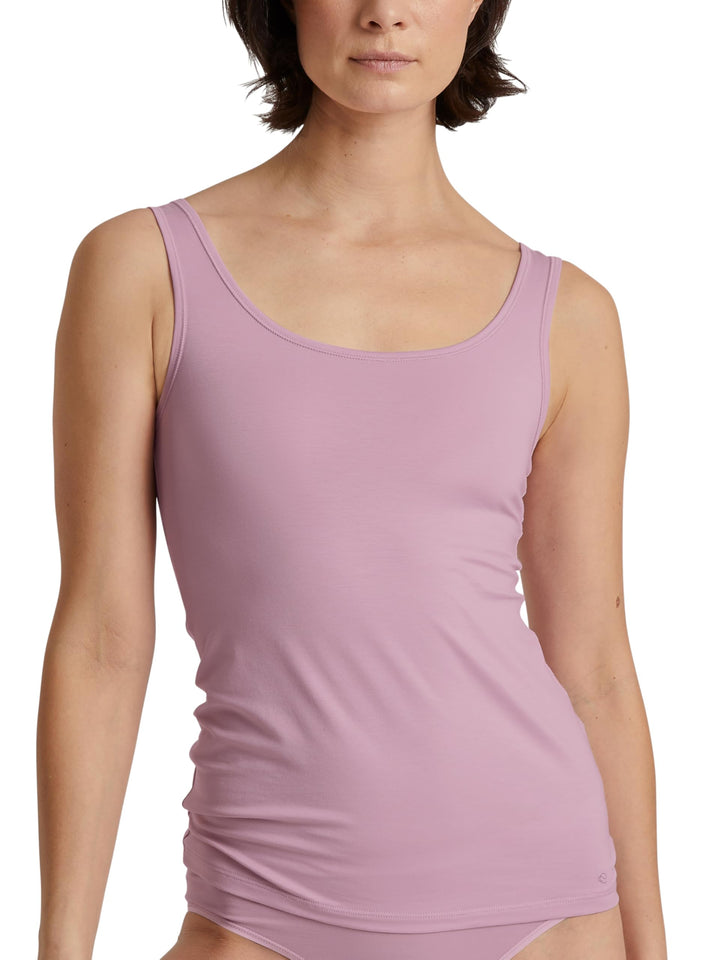 Calida Damen Natural Comfort Unterhemd (1er Pack) 36-38 Fragrant Lilac, 36-38 Fragrant Lilac