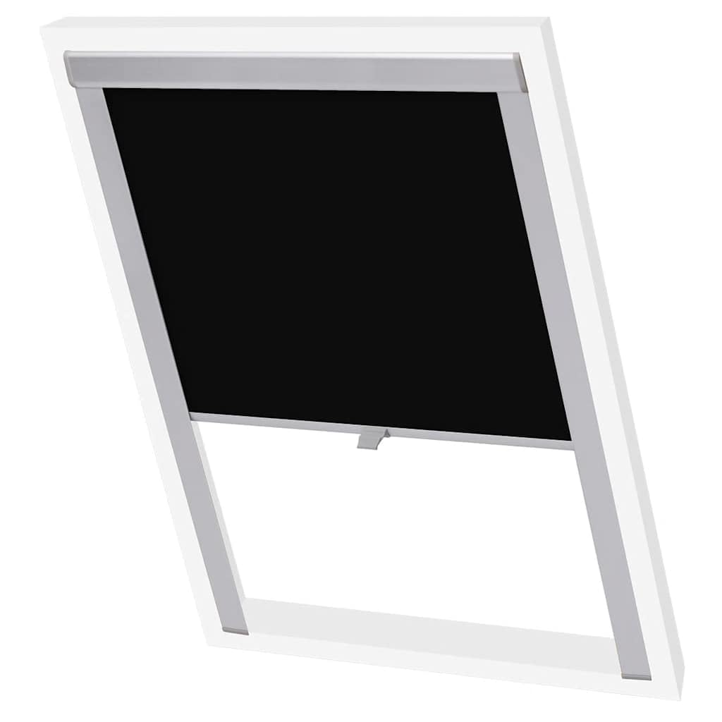 vidaXL Verdunkelungsrollo Verdunkelung Dachrollo Dachfensterrollo Schwarz 102 102 Schwarz, 102 Schwa