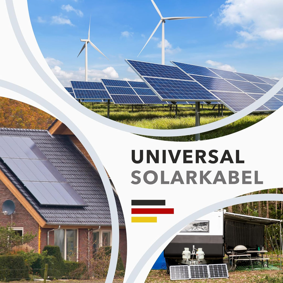 RedStar24 Premium Solarkabel 6mm² Rot - 50m - TÜV-zertifiziert - UV-beständig, flexibel, Photovoltai