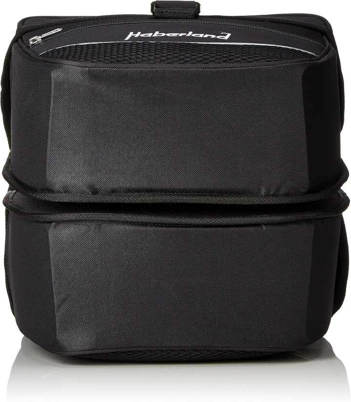Haberland Fahrradtasche Doppeltasche Einsteiger-Serie Schwarz, Schwarz