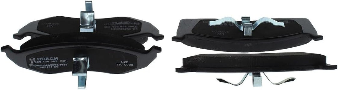 Bosch BP174 Bremsbeläge - Vorderachse - ECE-R90 Zertifizierung - vier Bremsbeläge pro Set