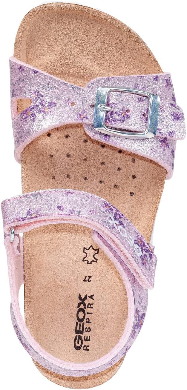 Geox Mädchen J Adriel Girl C Sandalen 33 EU Pink, 33 EU Pink