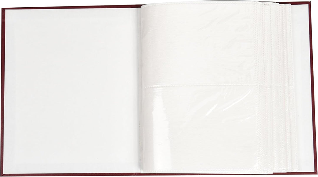 Arpan AL-9800 Fotoalbum mit 200 Taschen, 15 x 10 cm, Burgunderrot 18 x 5 x 23 cm Burgunderfarben, 18