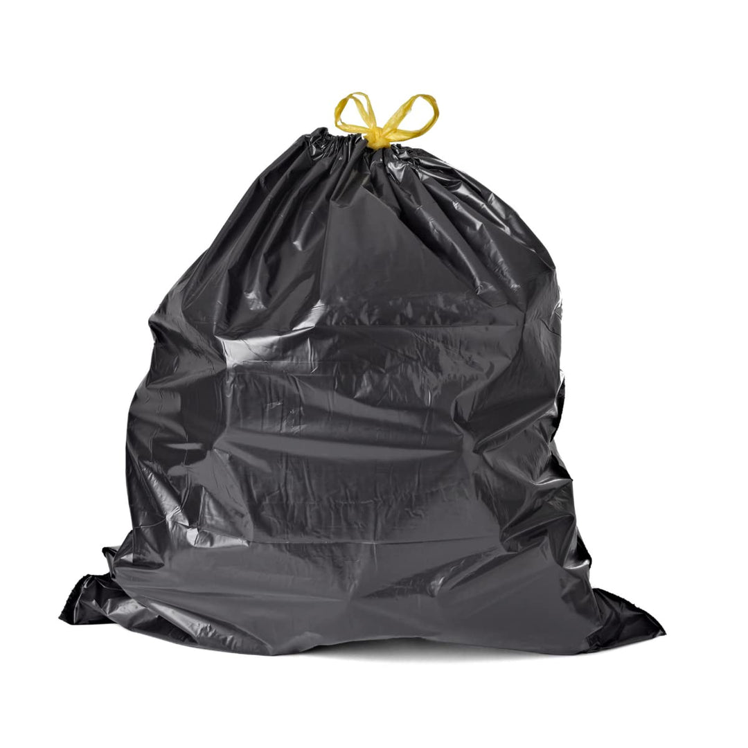 starke Müllbeutel MIT ZUGBAND 35L, 50L, 60L oder 120L - Rollenanzahl wählbar (60L - 10 Rollen á25),