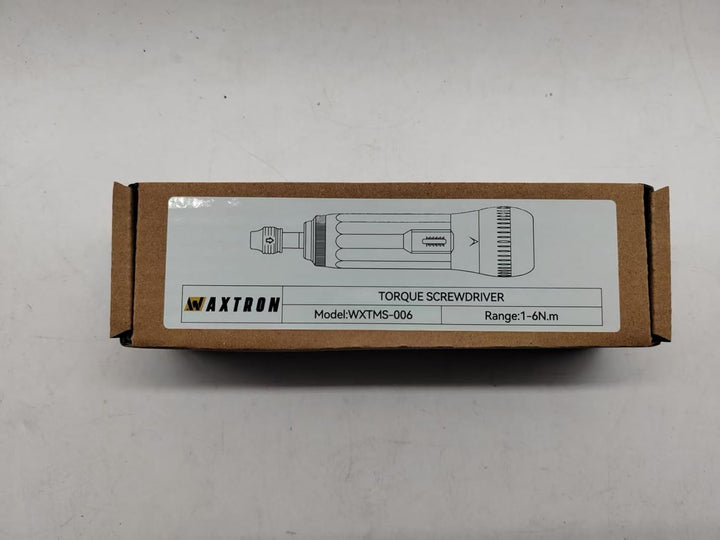 Drehmoment Schraubendreher 1/4 Zoll (6,3 mm), 1-6 Nm, Schnellwechselfutter, 13-tlg. Schraubendreher