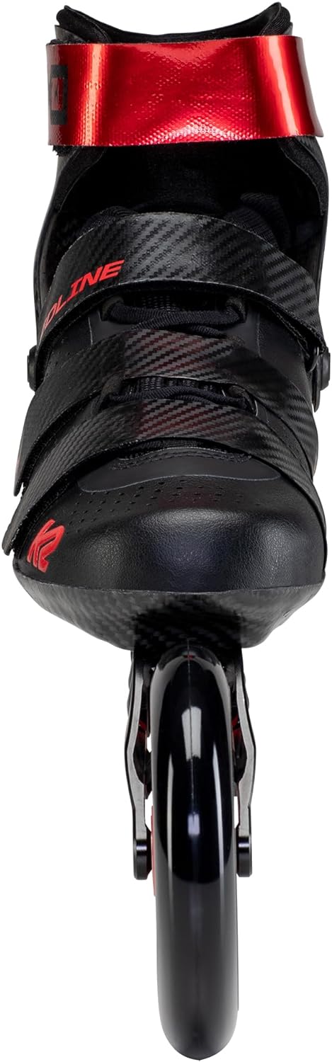 K2 Skates Unisex Inline Skates REDLINE 125, black - red, 30F0199 EU: 43.5 (UK: 9 / US: 10) black - r