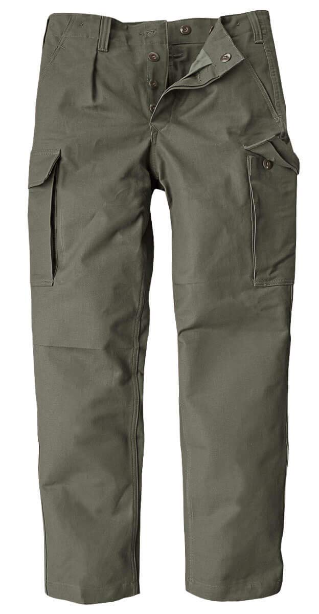 bw-online-shop Bundeswehr Moleskinhose BW Feldhose Original 30 Oliv, 30 Oliv