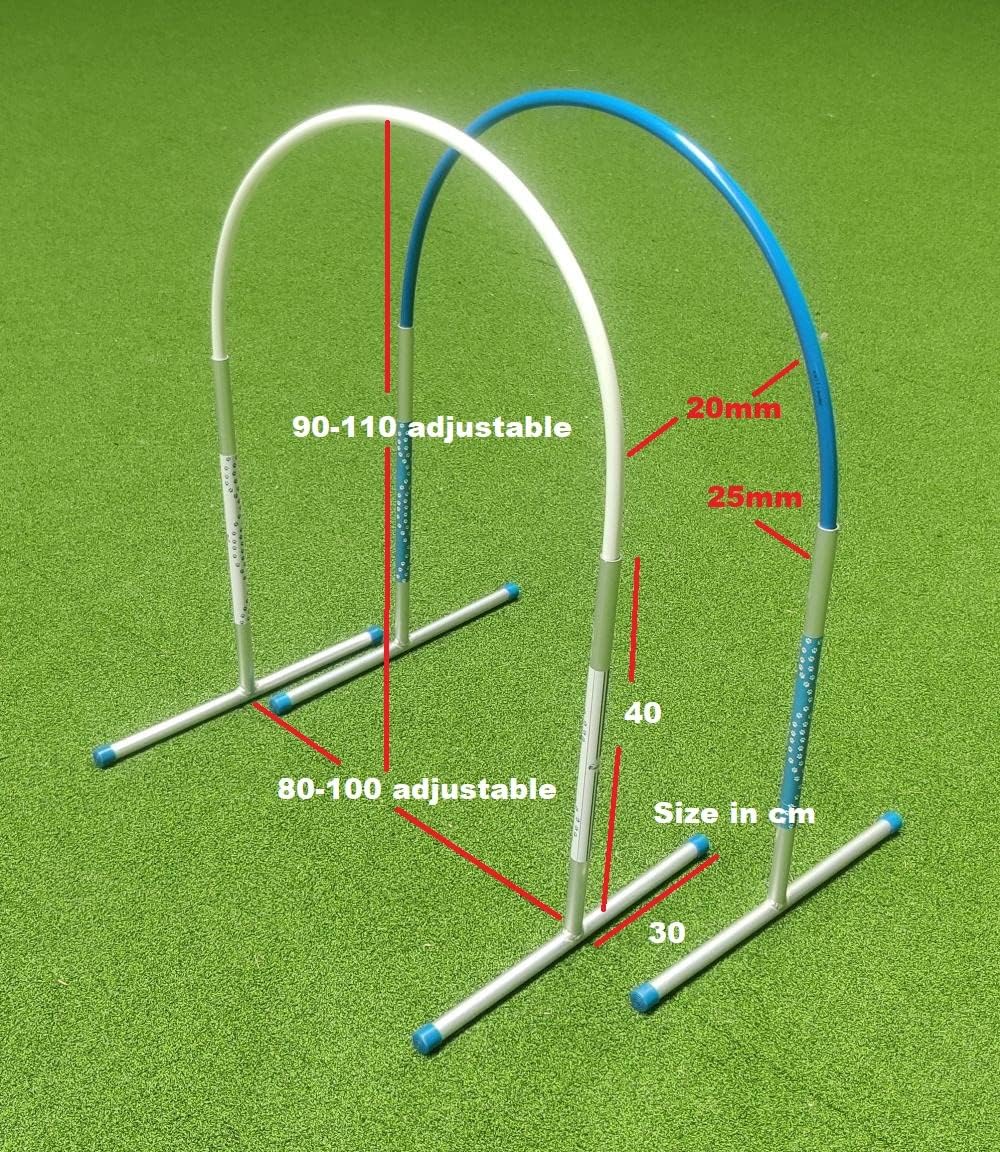 6 x Hoopers Agility Hoops - NADAC Hoopers Agility Hoops (Grosspackung) ALU Hoops (ohne Mittelstrebe)
