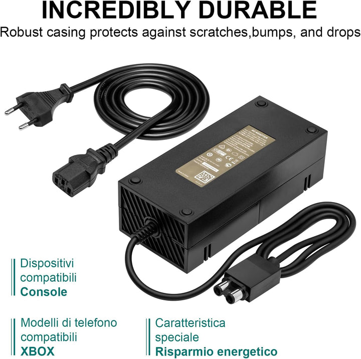 Netzteil für Xbox One, Xbox One Power Supply Brick Stromkabel Ersatzladegerät für Microsoft Xbox One