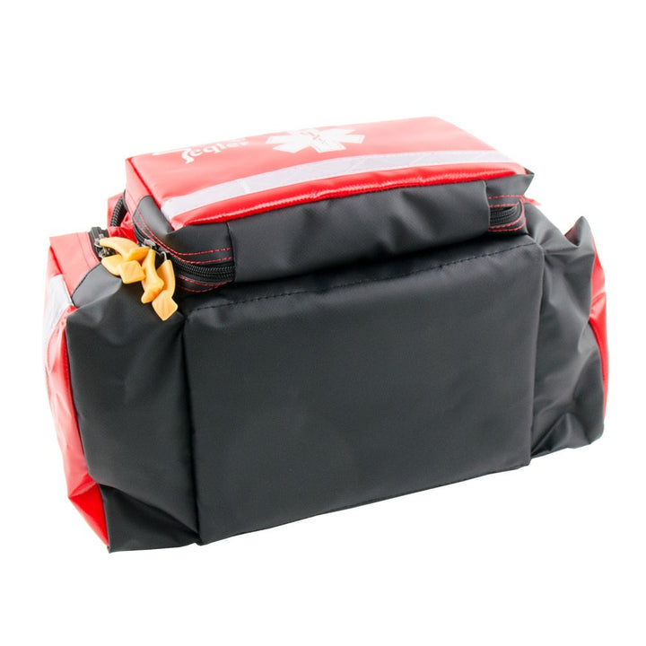 Kleine Notarzttasche "Lüttich" rot, aus wasserdichtem Planenmaterial, 43 x 21 x 27 cm klein wasserdi