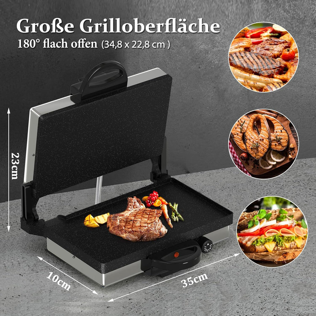 Kontaktgrill, Scheffler 2000W Optigrill,Multi grill, Lahmacun Makinasi, Grill, Toaster, Brotmaschine
