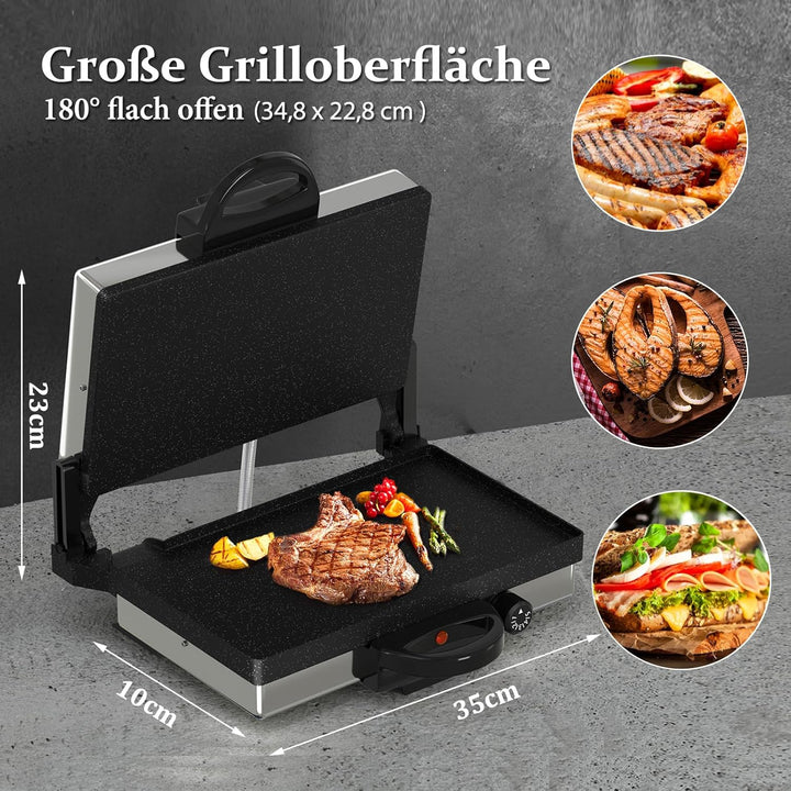Kontaktgrill, Scheffler 2000W Optigrill,Multi grill, Lahmacun Makinasi, Grill, Toaster, Brotmaschine