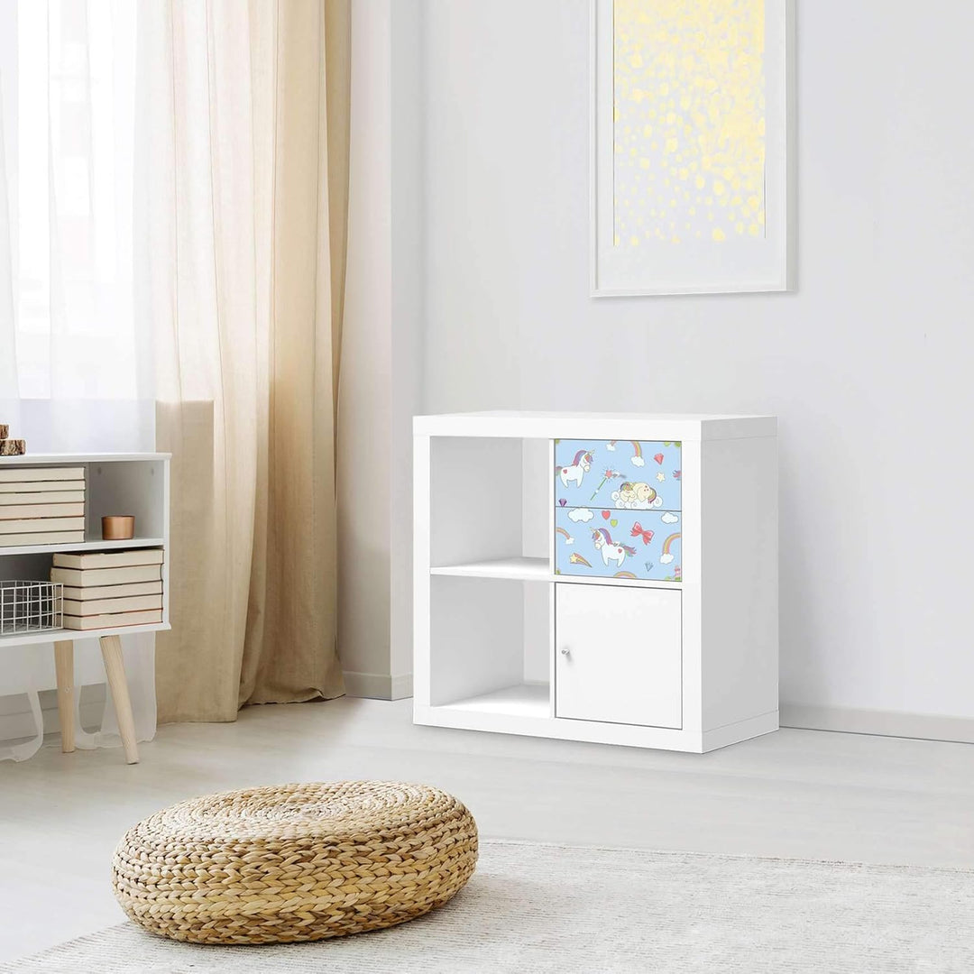 Kinder Möbelfolie - passend für IKEA Kallax Regal Schubladen I Tolle Kinderzimmer Einrichtung - Möbe