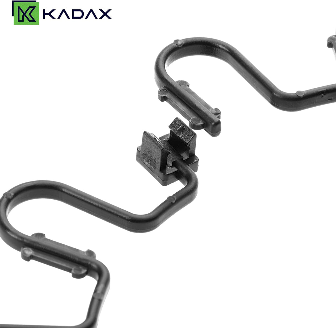 KADAX Staudenhalter Rund Ø 21 cm im 10er Set, Pflanzenhalter aus Kunststoff, Pflanzenstütze, Stauden