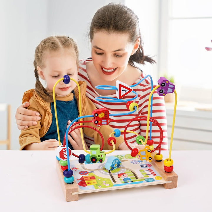 Hölzerne Perle Labyrinth Spielzeug für Kleinkinder