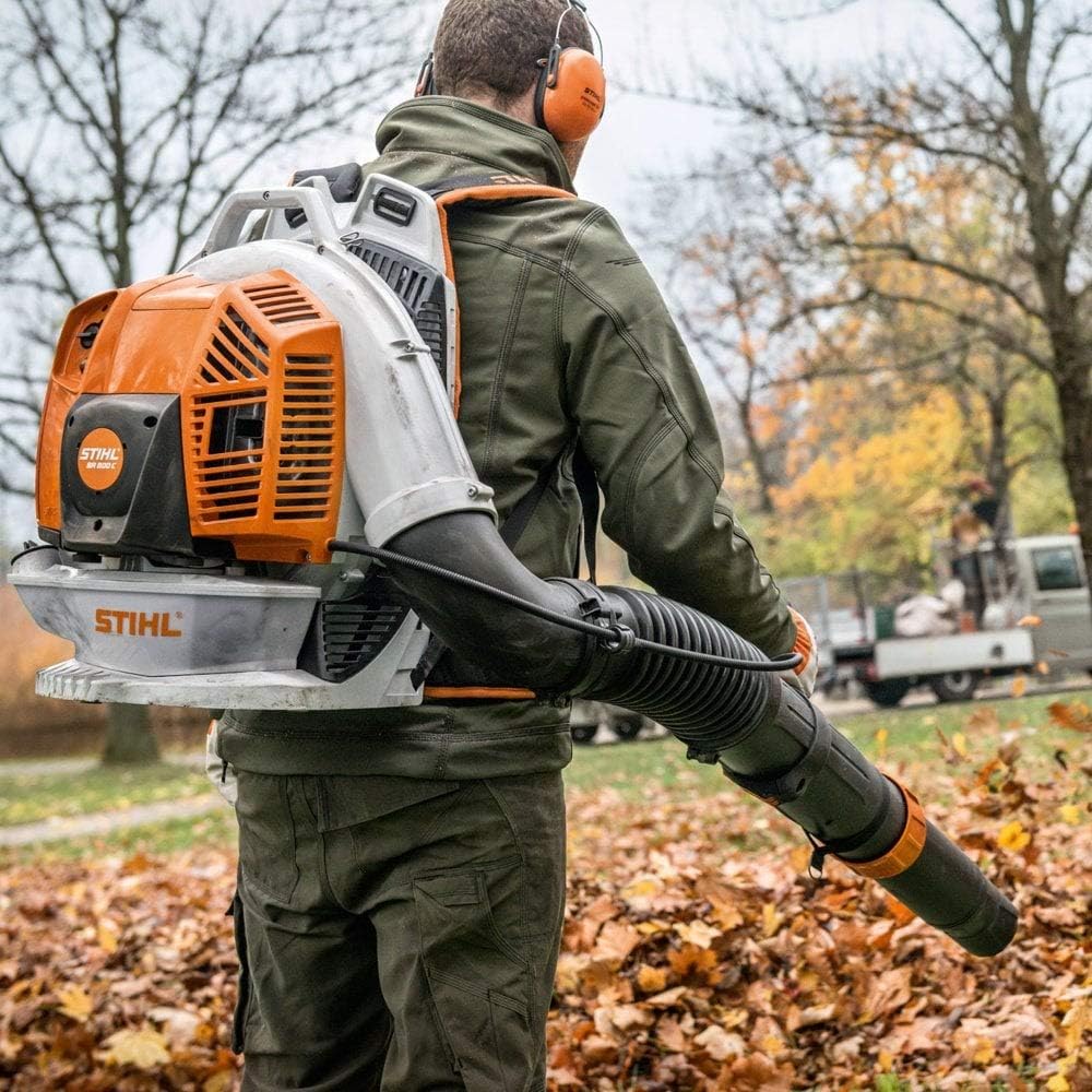 Stihl BR 800 C-E Profi-Laubbläser Benzin, rückentragbar, 4-Mix-Motor | Laubgebläse Blasgerät, Kabelg