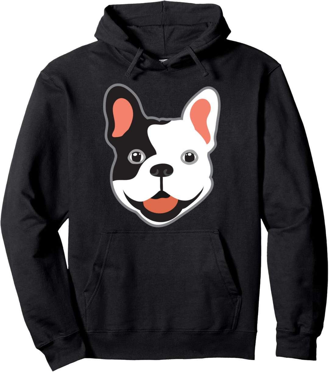 Frenchie Bild Illustration Kleidung Französische Bulldogge Pullover Hoodie