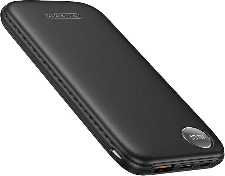 Leicht Aber Stark Externe Handyakkus, Flach 10000mAh Power Bank PD 22.5W Schnellladefunktion USB C I