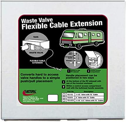 Valterra TC172 rv-Sanitation-Supplies 1-1/2 Inch, 1-1/2 Inch