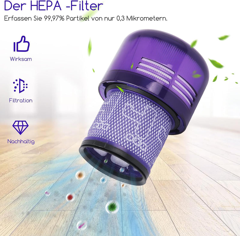 V12 Bürste für Dyson V12 Detect Slim Absolute Bürstenwalze Bürsten, Staubsauger Rolle Ersatzteile, S