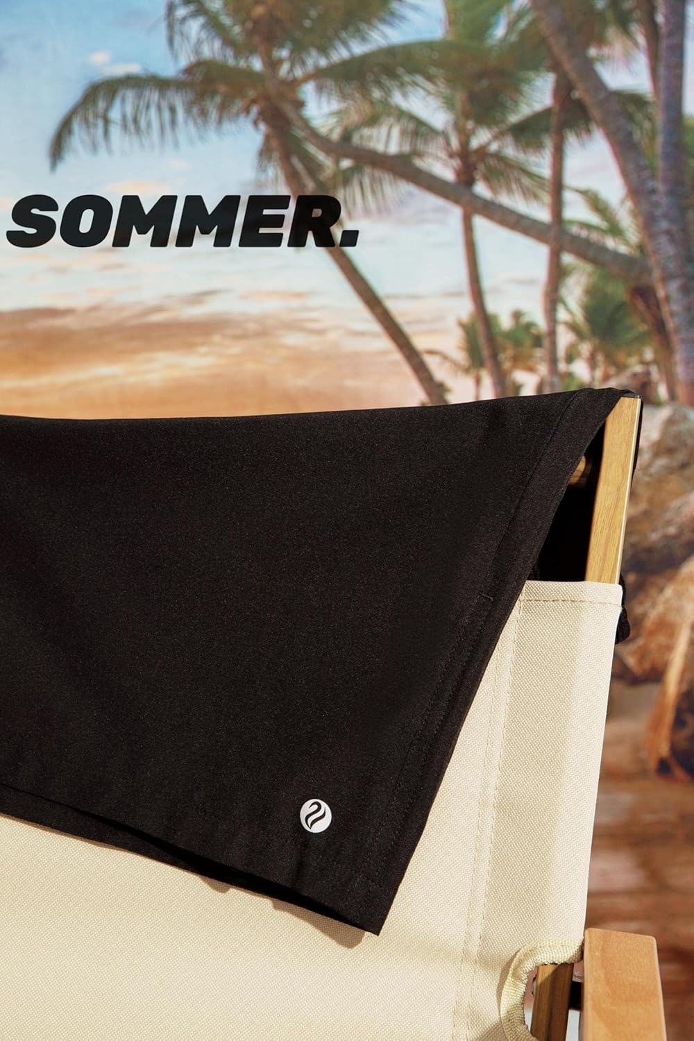 ineepor Badehose Herren mit Kompression Badehose mit innenhose Board Shorts 2 in 1 Reissverschlussta