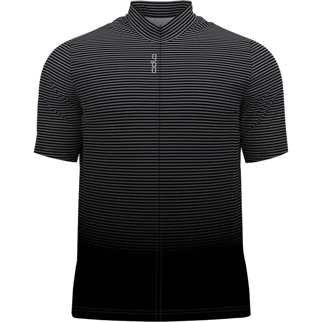 Odlo Herren Essentials_411952 Radtrikot mit Reissverschluss (1er Pack) L Odlo Graphite Grey - Black,