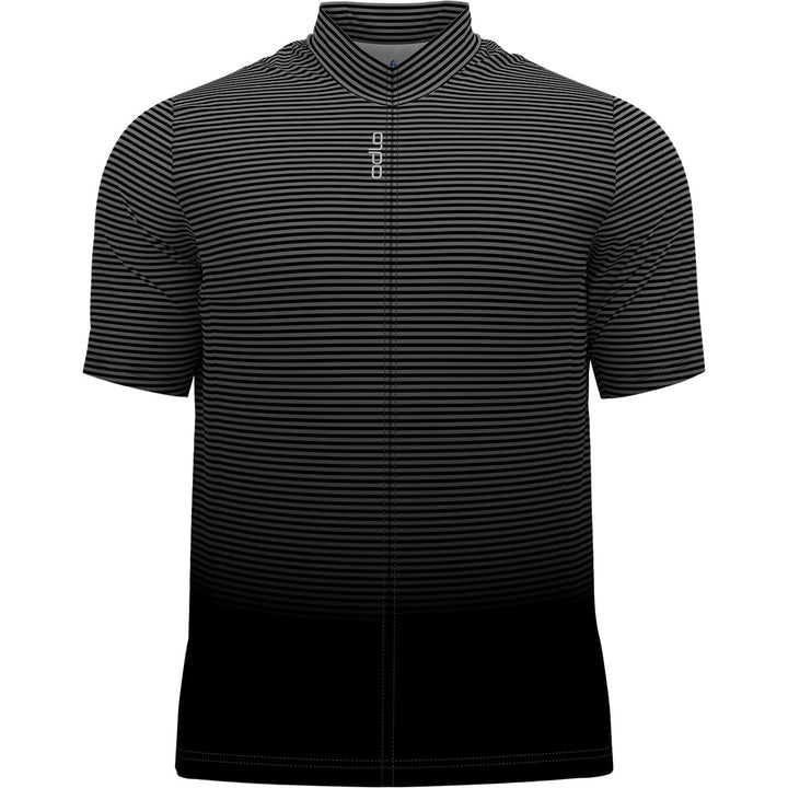 Odlo Herren Essentials_411952 Radtrikot mit Reissverschluss (1er Pack) L Odlo Graphite Grey - Black,