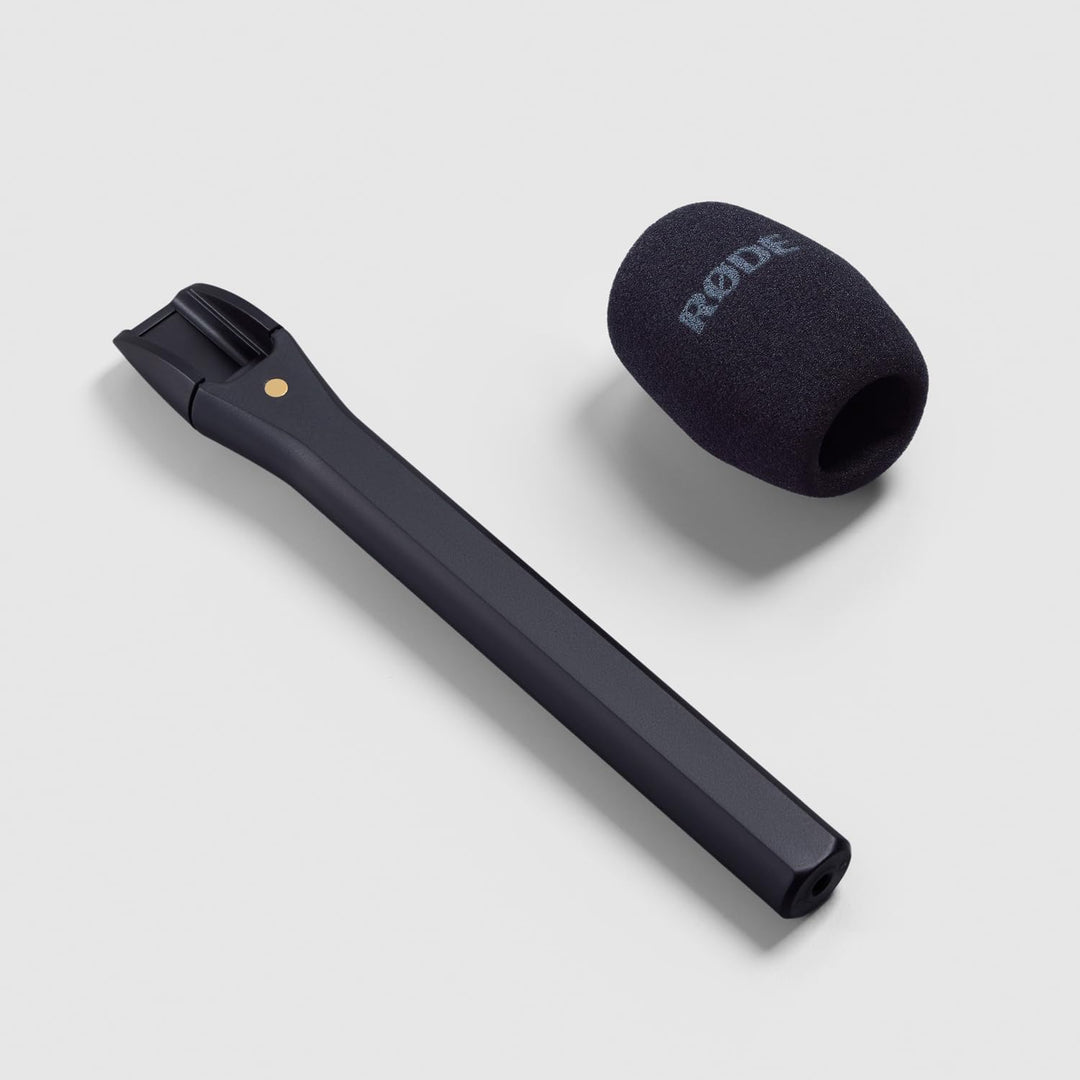 Rode Wireless Micro Drahtloses Mikrofon-System Light-ning mit Interview Micro Handadapter und keepdr