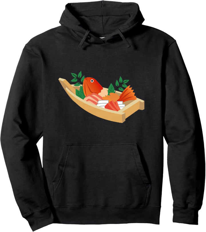 Sushi-Boot Japanisches Essen Pullover Hoodie