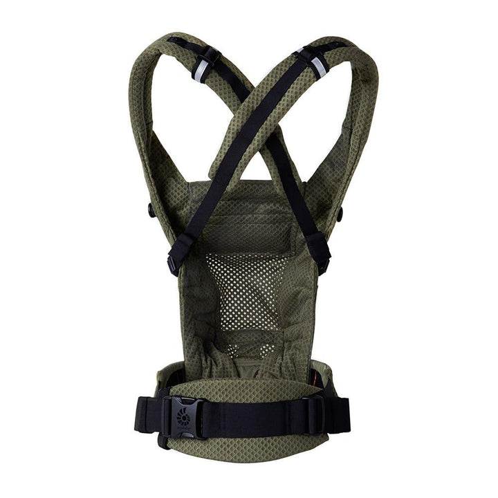 Ergobaby Adapt Babytrage für Neugeborene ab Geburt, 3-Positionen SoftFlex Mesh Ergonomische Babybauc