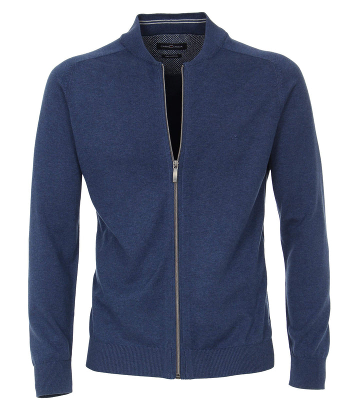 CASAMODA Strickjacke Uni XXL Aquadunkelblau, XXL Aquadunkelblau