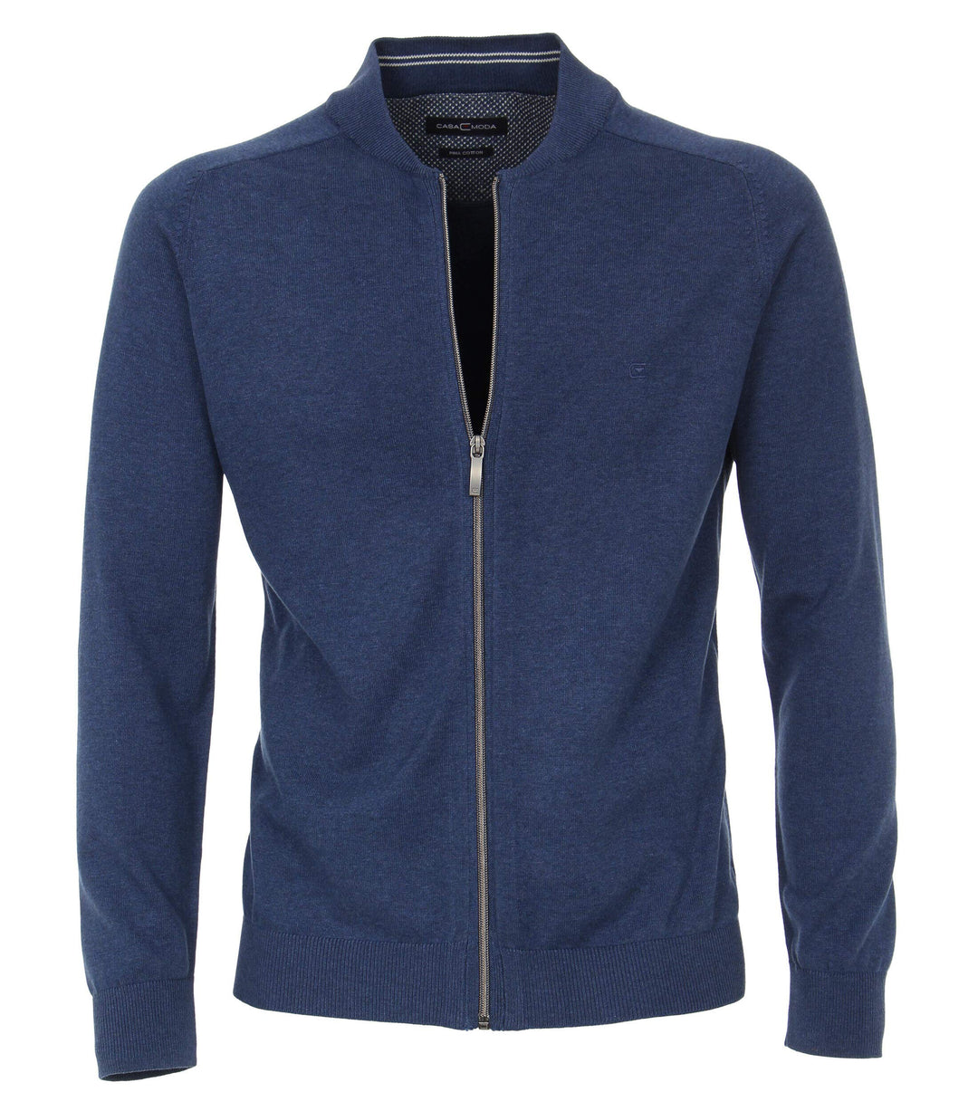 CASAMODA Strickjacke Uni L Aquadunkelblau, L Aquadunkelblau