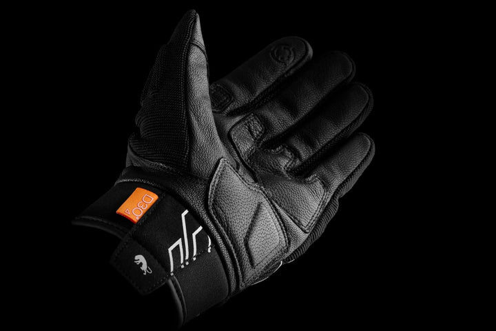 Furygan Jet NEON D3O - Motorradhandschuhe für Herren - 100% Lederhandfläche - Komfort - Sommerhandsc