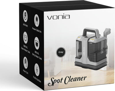 Vonia Fleckenreiniger - Teppichreiniger - Steamcleaner - Sofareiniger - Reinigungsmaschine - Polster