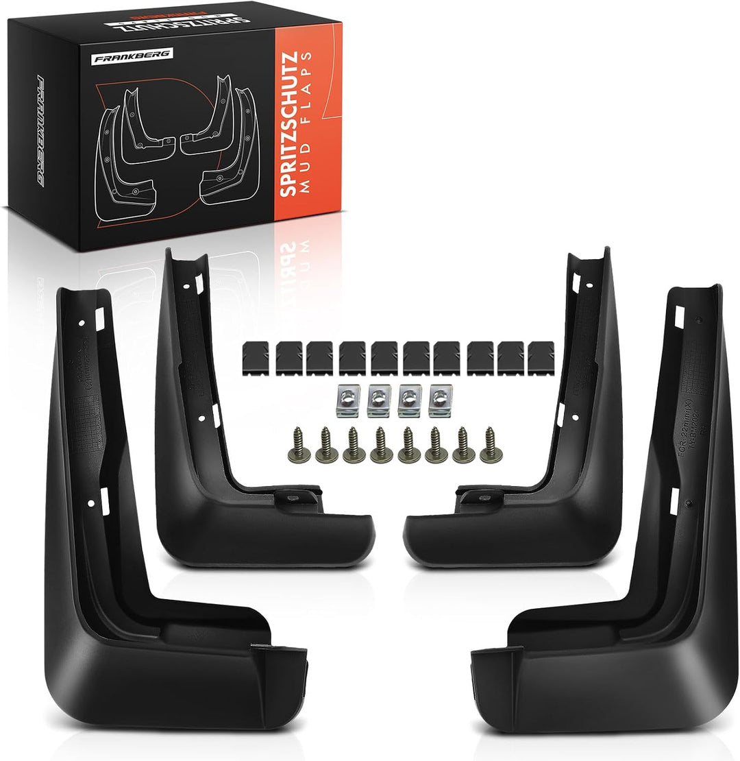 Frankberg 4x Universal Auto Spritzschutz Schmutzfänger Vorne Hinten Kompatibel mit M.i.n.i F57 C.o.o