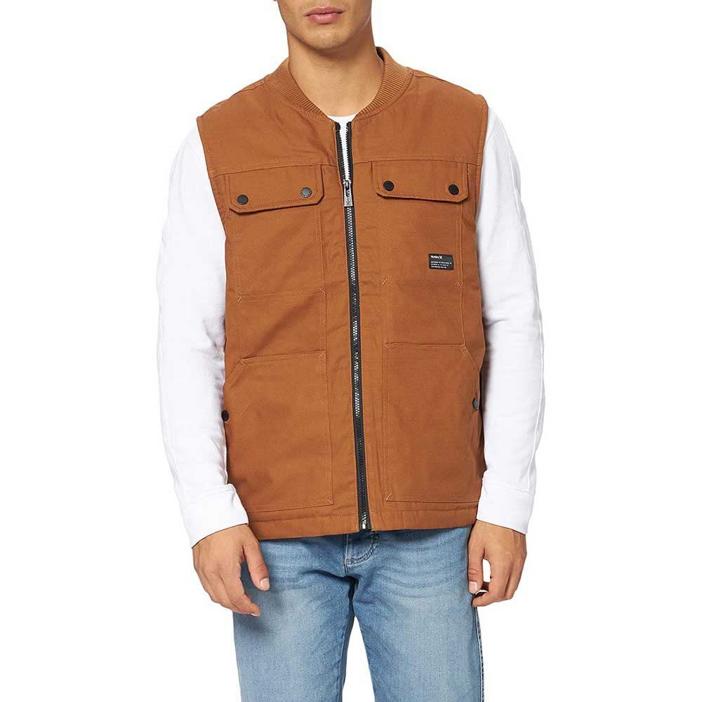 Hurley Herren M Roth Multi Pocket Worker Vest M Roth Multi Pocket Worker Vest M Dusty Peach, M Dusty