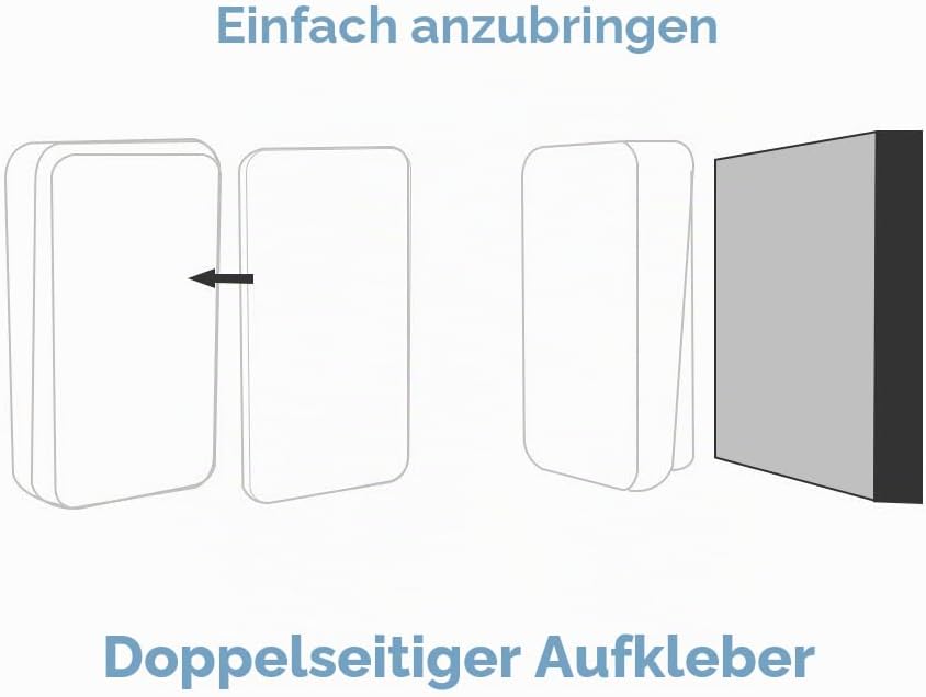 [Keine Batterie Erforderlich] Drahtlose Türklingel wasserdicht, AURTEC-Türklingel-Kit mit 2 Empfänge