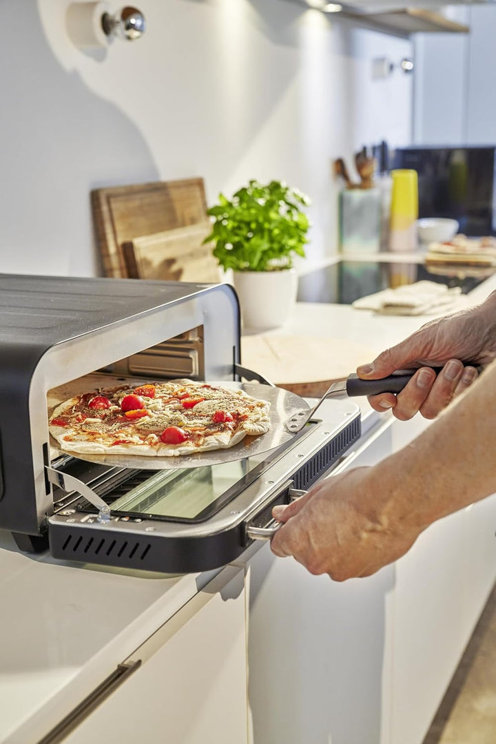 SEVERIN SERICO Digitaler Pizzaofen, elektronischer Pizzabackofen mit Digital-Display & Safe-Touch Ge