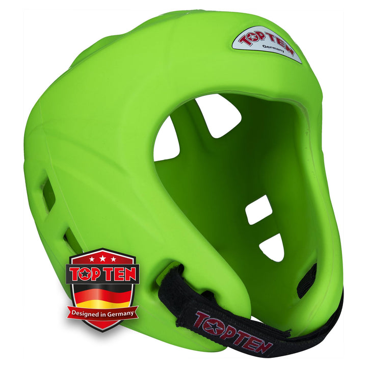 TopTen Neon Avantgarde Kopfschutz (WAKO zugelassen) Gruen L, Gruen L