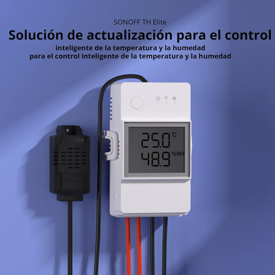 SONOFF THR320D Elite 20A Smart Schalter mit Temperatur und Luftfeuchtigkeit Überwachung mit LCD-Bild